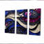 Mauve et bleu, fractale moderne, vagues I-107200187-107200182