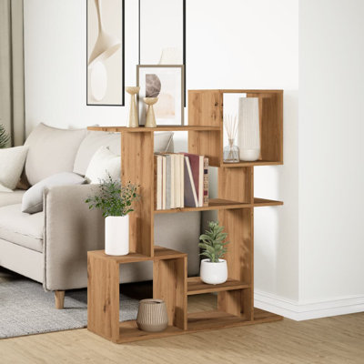 Seonna 112cm H x 92cm W Bookcase