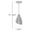 Luminaire suspendu simple à 1 lumière Tabitha-1591829267