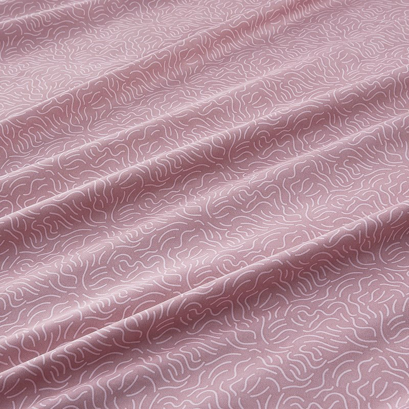 100% Printed Microfiber 4Pcs Sheet Set, Queen Sheet Set with 2 Pillowcases