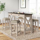 Console Table w/4 Stools