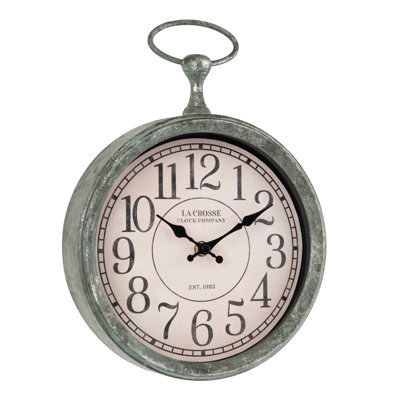 Zenaida 9" Pocket Watch Quartz Clock