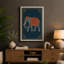 Ceremonial Elephant Eclectic - Wrapped Canvas-1666914532-1666914528