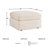 Gwenevere Upholstered Ottoman-98618629
