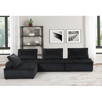 Canapé modulaire 120 po 4 pièces