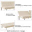 Canapé-lit futon de 68 po avec pieds en métal Blathnat-527529632