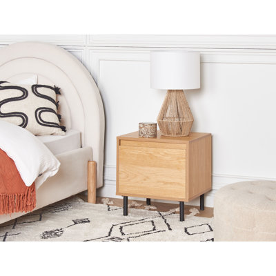 Niem 45cm W Manufactured Wood Bedside Table