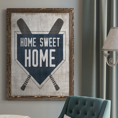 Pyatt Home Sweet Home Base, reproduction d'art sur toile encadrée