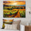 «Vangogh Sunlit Vineyard I», reproduction d'art sur toile inspirée par Vincent Van Gogh
