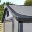Airevale 4X6 Plastic Apex Shed Light Grey-66404063