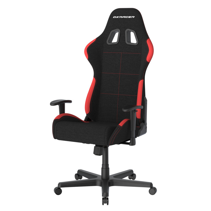 Corrigan Studio Adjustable PC & Racing Game Chair, Black/Red