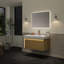 Meuble-lavabo mural simple 36 po avec lavabo