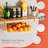 Prep & Savour Wire Under Shelf Basket 4-Pack Creating Extra Isolated Storage Space for Pantry, Refrigerator-264699114