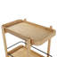 Krystof Wood 2 Shelf Barcart-618869712