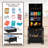 Mini Fridge Stand With Storage Drawer Basket, Mobile Mini Fridge Table, Heavy Duty Fridge Cart, Small Refrigerator Stand For Beverage Coffee Bar Dorm Mini Fridge Cabinet