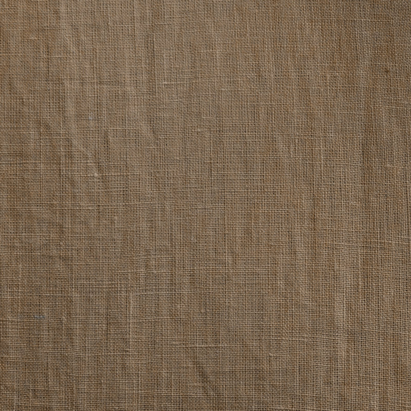 Ensemble de draps 100% lin Clara, Queen, Cacao