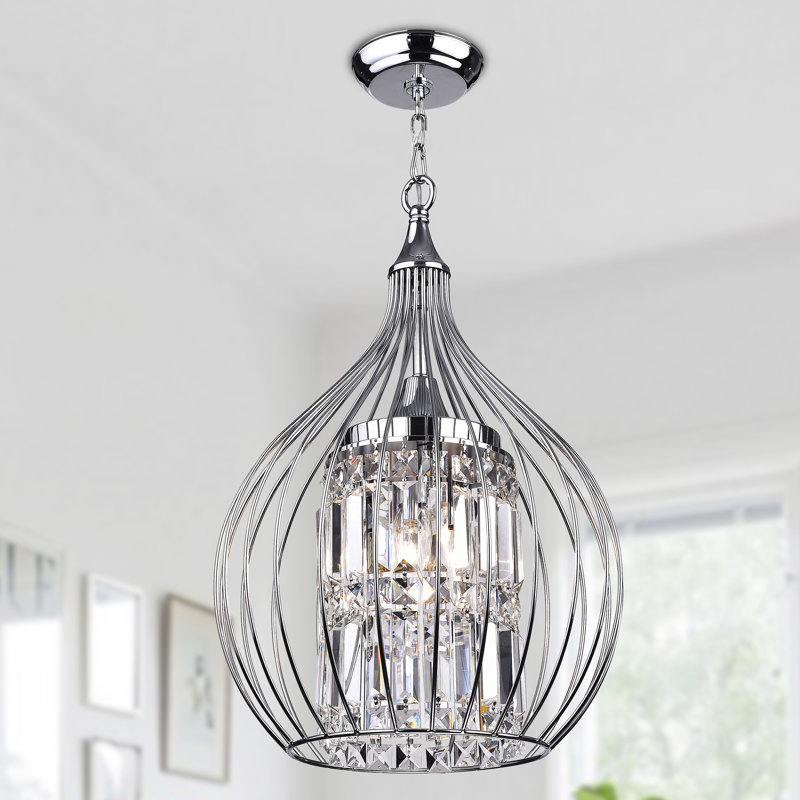Oakhaven 3 - Light Unique/Statement Pendant, Silver
