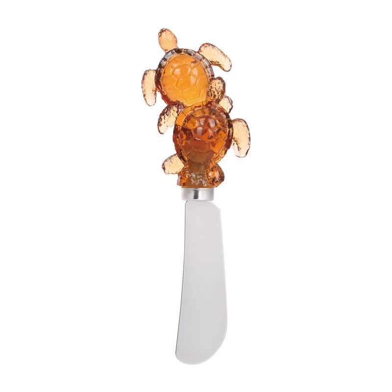 Sea Turtles Transparent Polyresin Cheese Spreader, S4