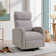 Deaja 28" Upholstered Swivel Rocker Nursery Chair with High Back (Set of 2)