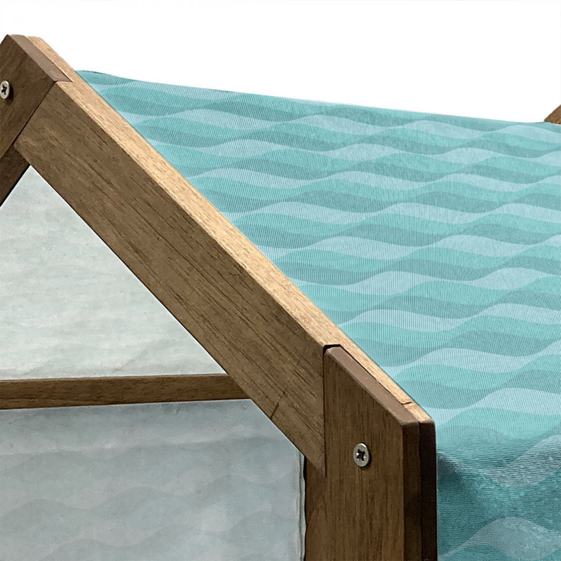 Niche pour chien en bois, H 22,44 po x l 23,62 po x P 17,72 po