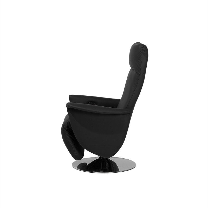 Elora 82cm Wide Glider Standard Recliner, Black
