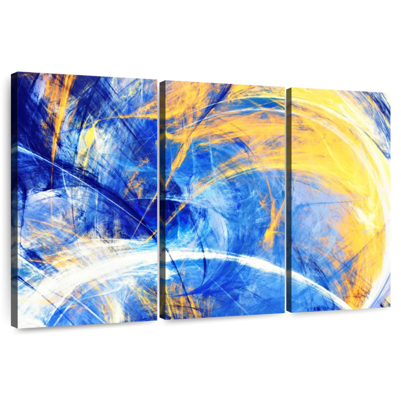Avery Sunny Abstract Texture, 28" H x 45" W