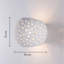 Meila Ceramic Flush Mounted Sconce