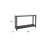 Caisey Rectangle Stainless Steel Console Table
