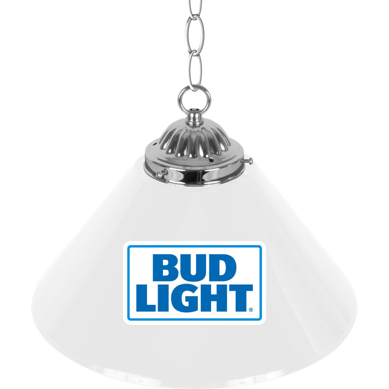 Luminaire suspendu pour table de billard 1 lumière Bud Light