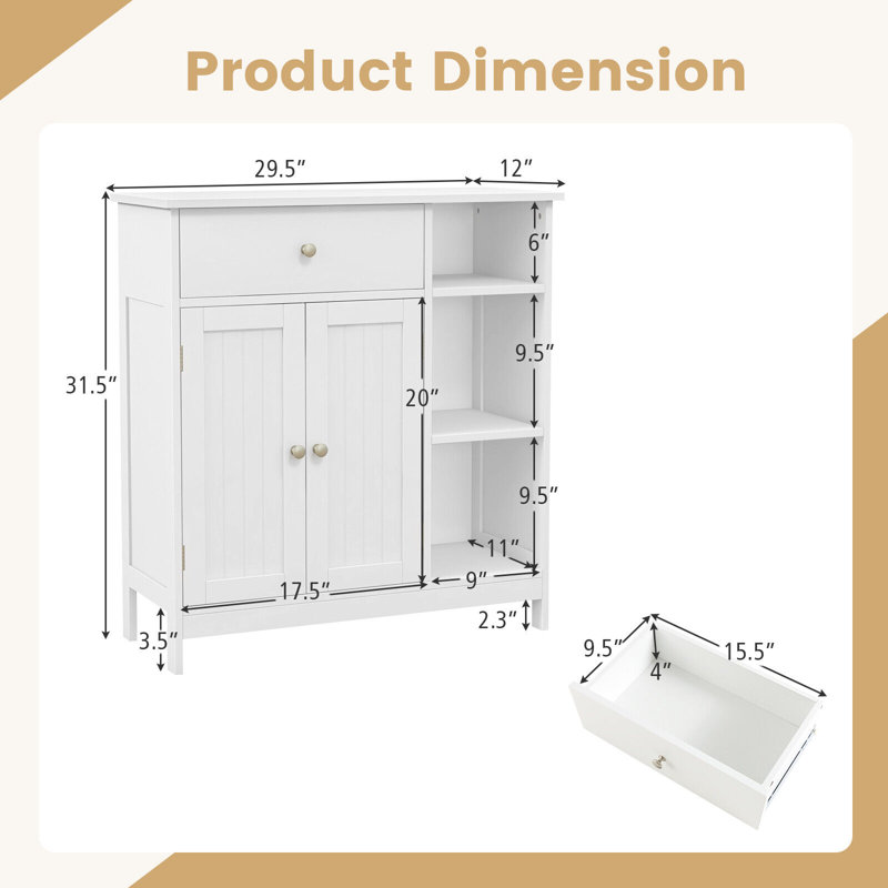 Queensway Freestanding Bathroom Cabinet