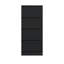 Carlton 4 Drawer Tallboy Chest Of Drawers. 40cm Wide. Matt Finish. Scratch Resistant. Modern No Handle Design.-101112907