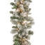 9' Iceland Pre-Lit Fir Garland with 200 Warm Lights