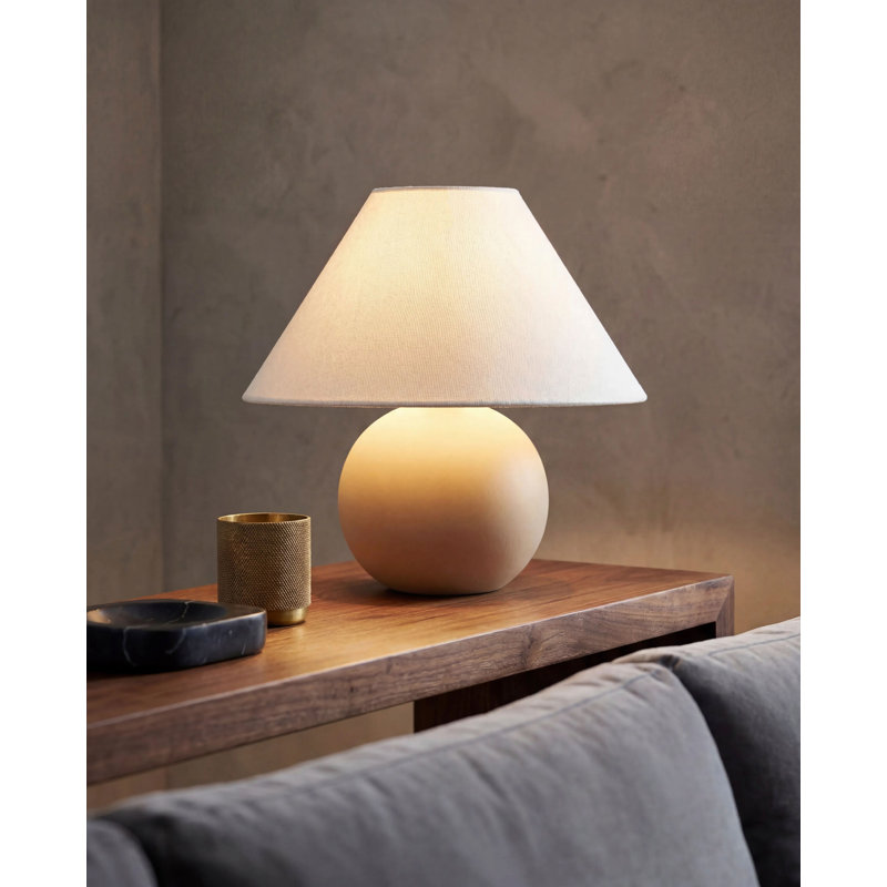 Aguilera Table Lamp, Classic Empire, Beige