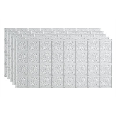 24.38'' L x 48.38'' W Embossed Vinyl Glue Up Ceiling Tile In Bermuda Bronze
