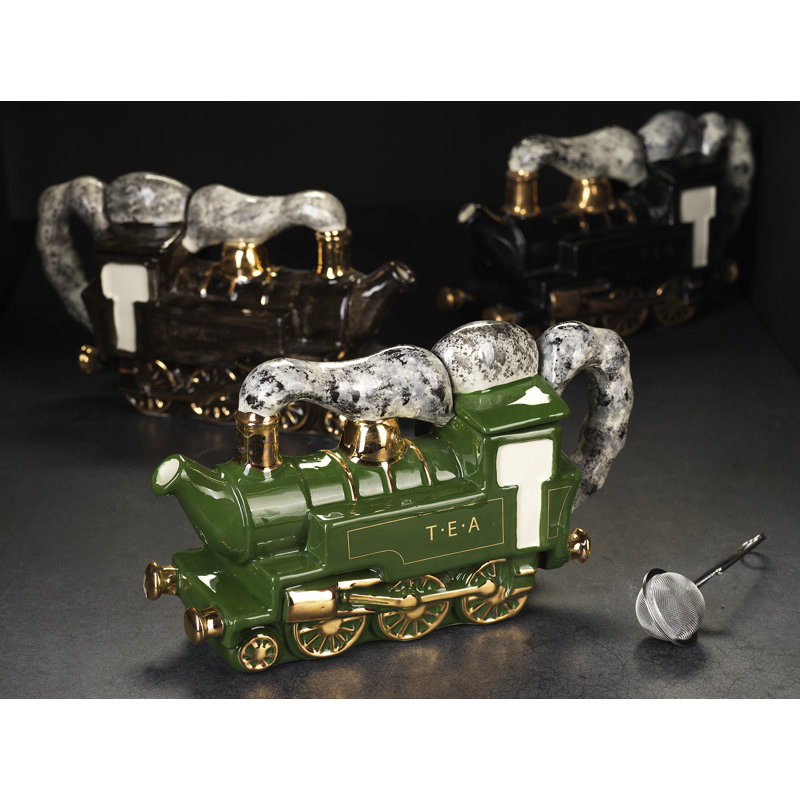 Williston Forge Jablonski 1ml Teapot, Green