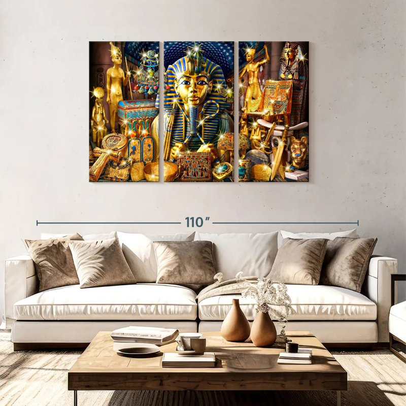 Keiri Treasures Of Egypt, 48" H x 74" W
