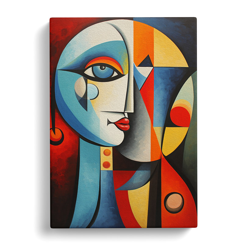 Pablo Picasso Deco No.3 - Wrapped Canvas, 50cm H x 35cm W x 3cm D
