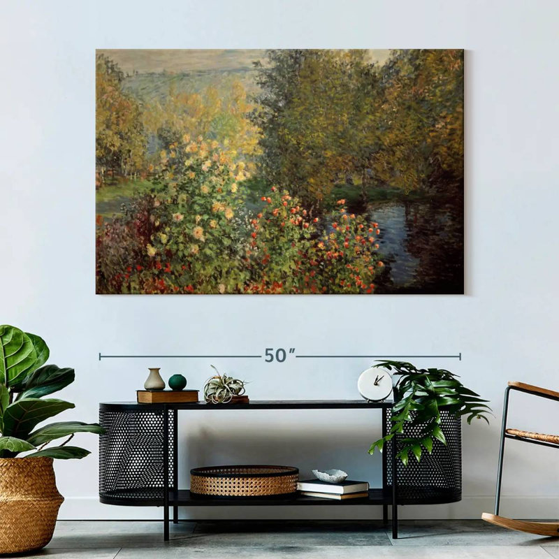 Senne Le jardin de la famille Hoschede, H 34 po x l 51 po