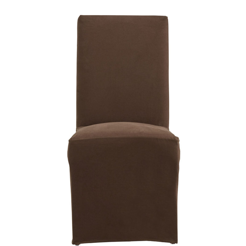 Chaise rembourrée Sela, Brun