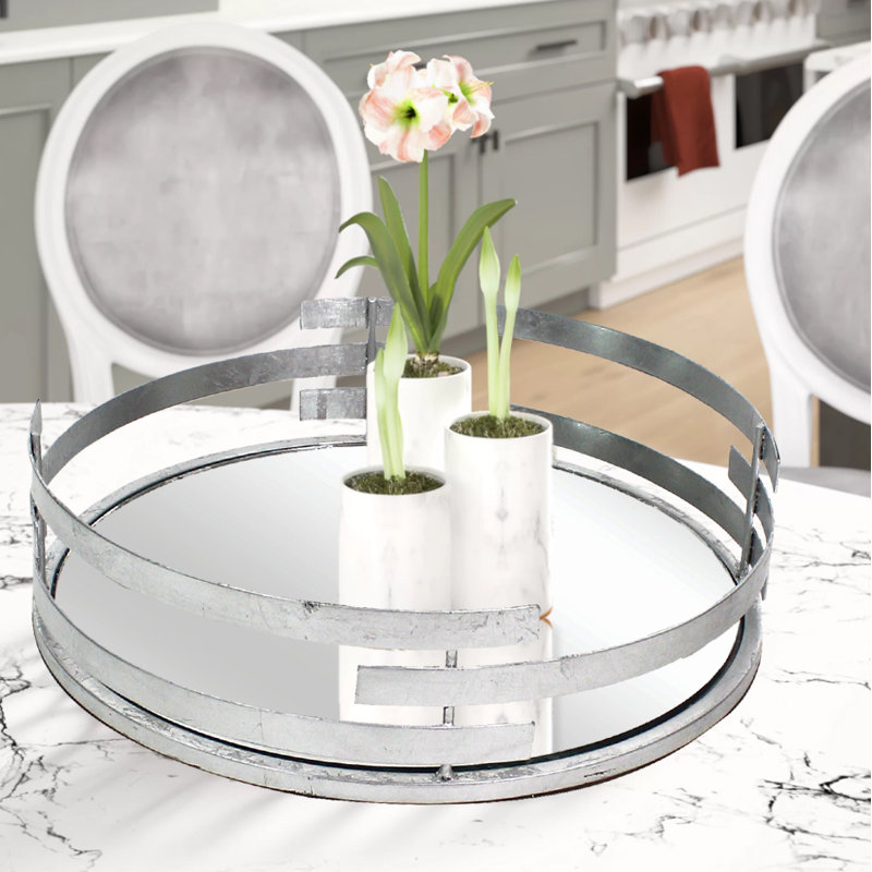 Plateau meuble-lavabo à miroir minimaliste Mansour