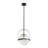 Gridora 1-Light Modern Industrial Single Pendant with Glass Globe Shade-2100141762