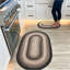  Tapis tressé réversible noir / brun intérieur / extérieur lavable-596365804
