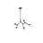 Ulrey 5 - Light Dimmable Sputnik Modern Linear Chandelier-1323719319
