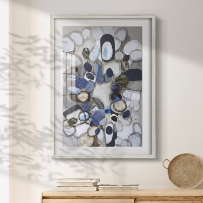 Santa Cruz Beach Stones -Framed Print