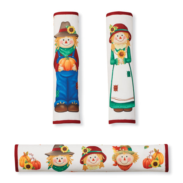 The Holiday Aisle® 3 Piece Scarecrow Appliance Cover Set 