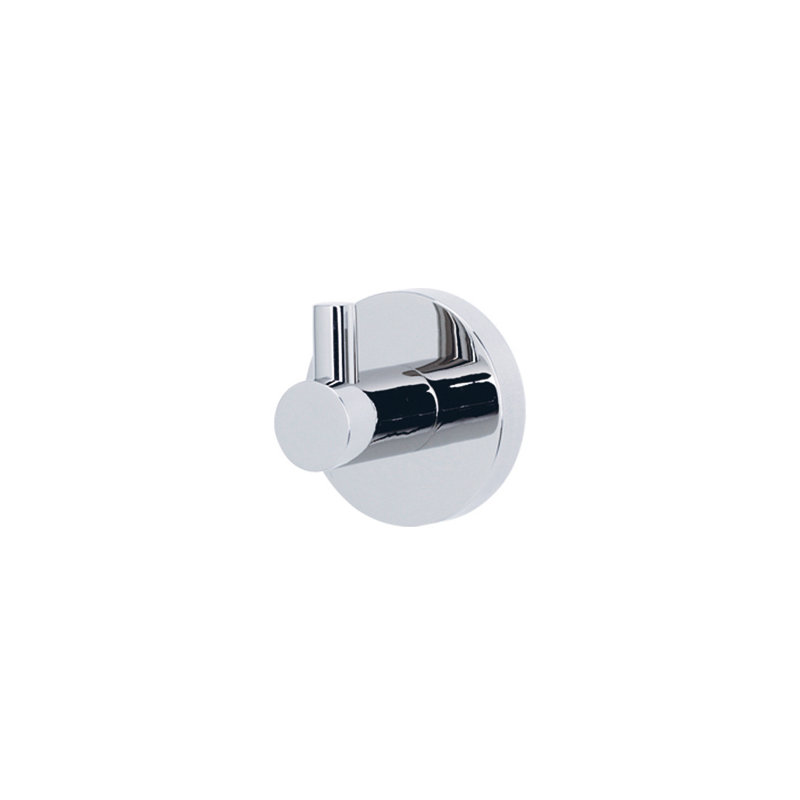 Single Robe Hook, Polished Chrome