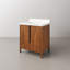 Sequoia 30 In. Single Sink Whitebrook Quartz Countertop Bath Vanity in Mango Wood-832483388