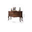 Commode d'appoint moderne en bois d'hévéa