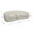  Capra Art Deco White Sofa