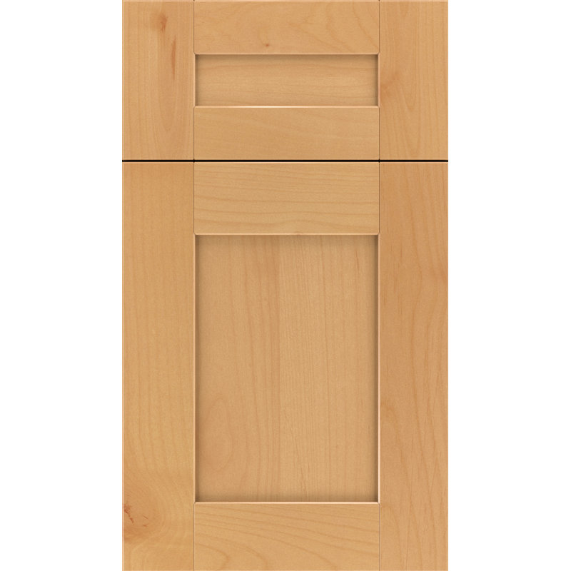 Dwelling Full Access Crescent Door Sample, Espresso w/ Black Glaze, Maple